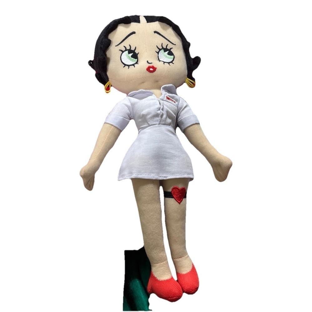 SUGAR LOAF‎ 15" BETTY BOOP NURSE PLUSH STUFFED DOLL 2014